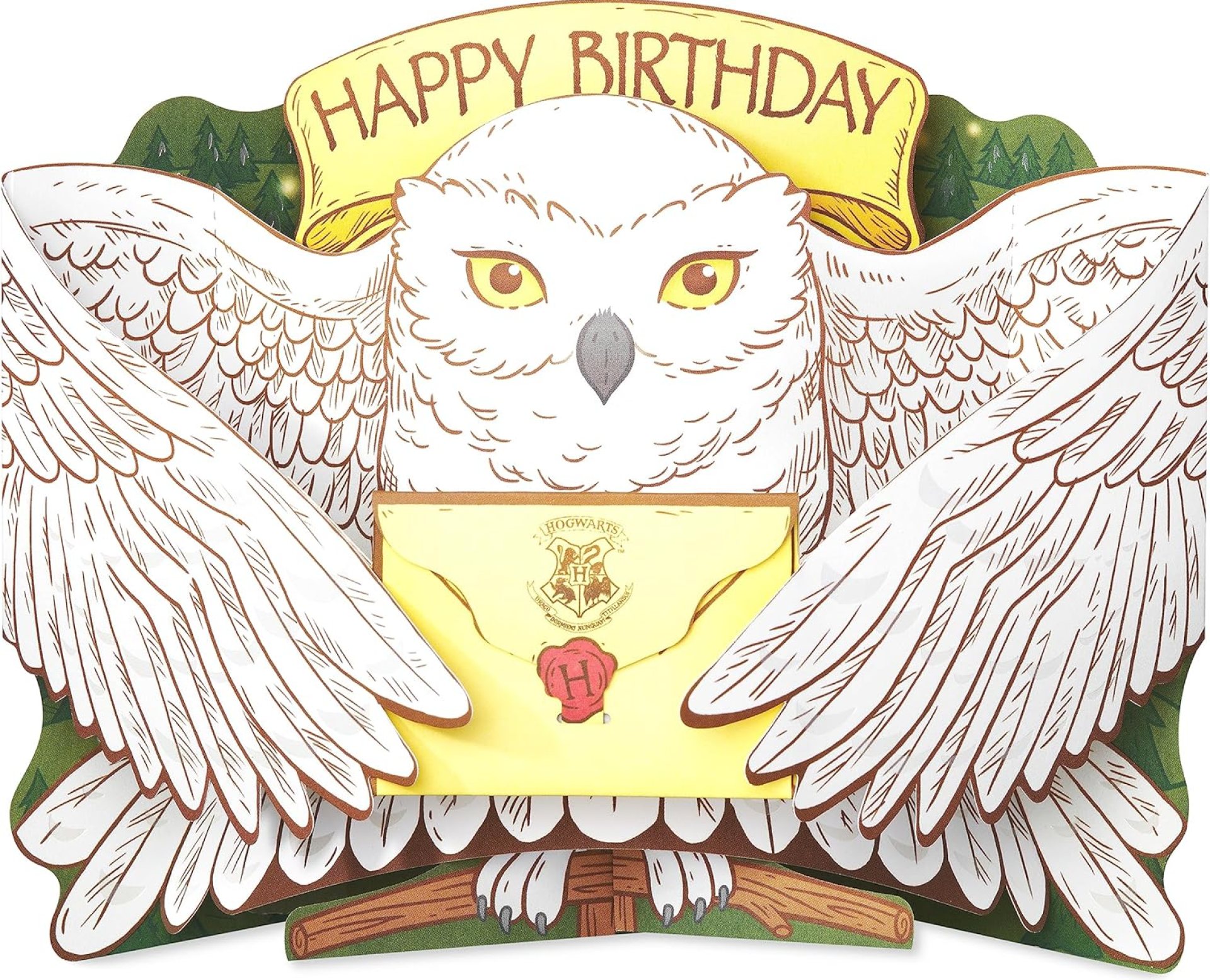 American Greetings Pop Up Harry Potter Hedwig Birthday Card, Fun Secret Birthday Note Included (Filled with Magic!) American Greetings Pop Up Harry Potter Hedwig Birthday Card, Fun Secret Birthday Note Included (Filled with Magic!)