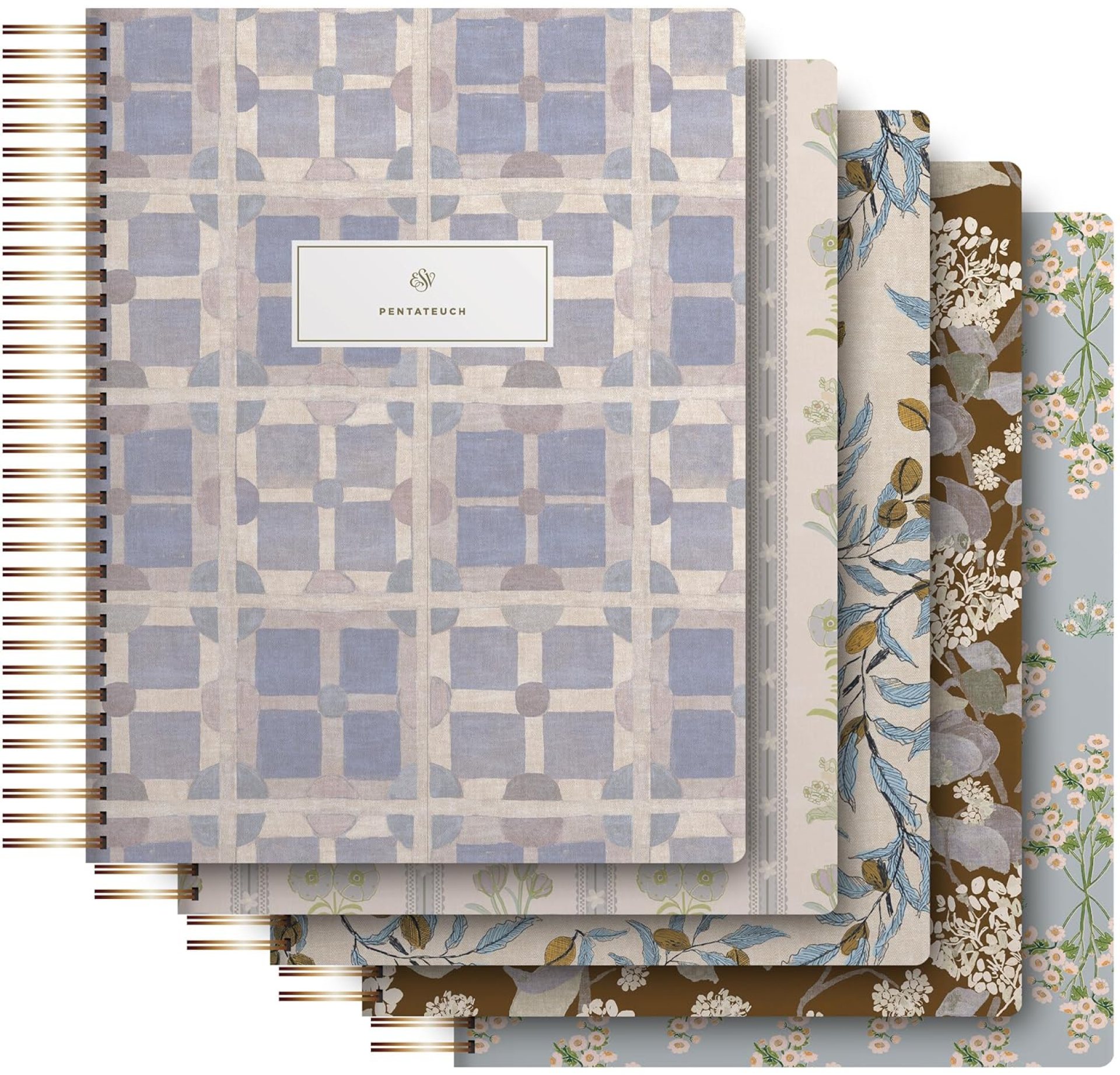 ESV Spiral-Bound Journaling Bible, Five-Volume Set (Hardcover, Cover Artwork by Lulie Wallace): Holy Bible, English Standard Version ESV Spiral-Bound Journaling Bible, Five-Volume Set (Hardcover, Cover Artwork by Lulie Wallace): Holy Bible, English Standard Version