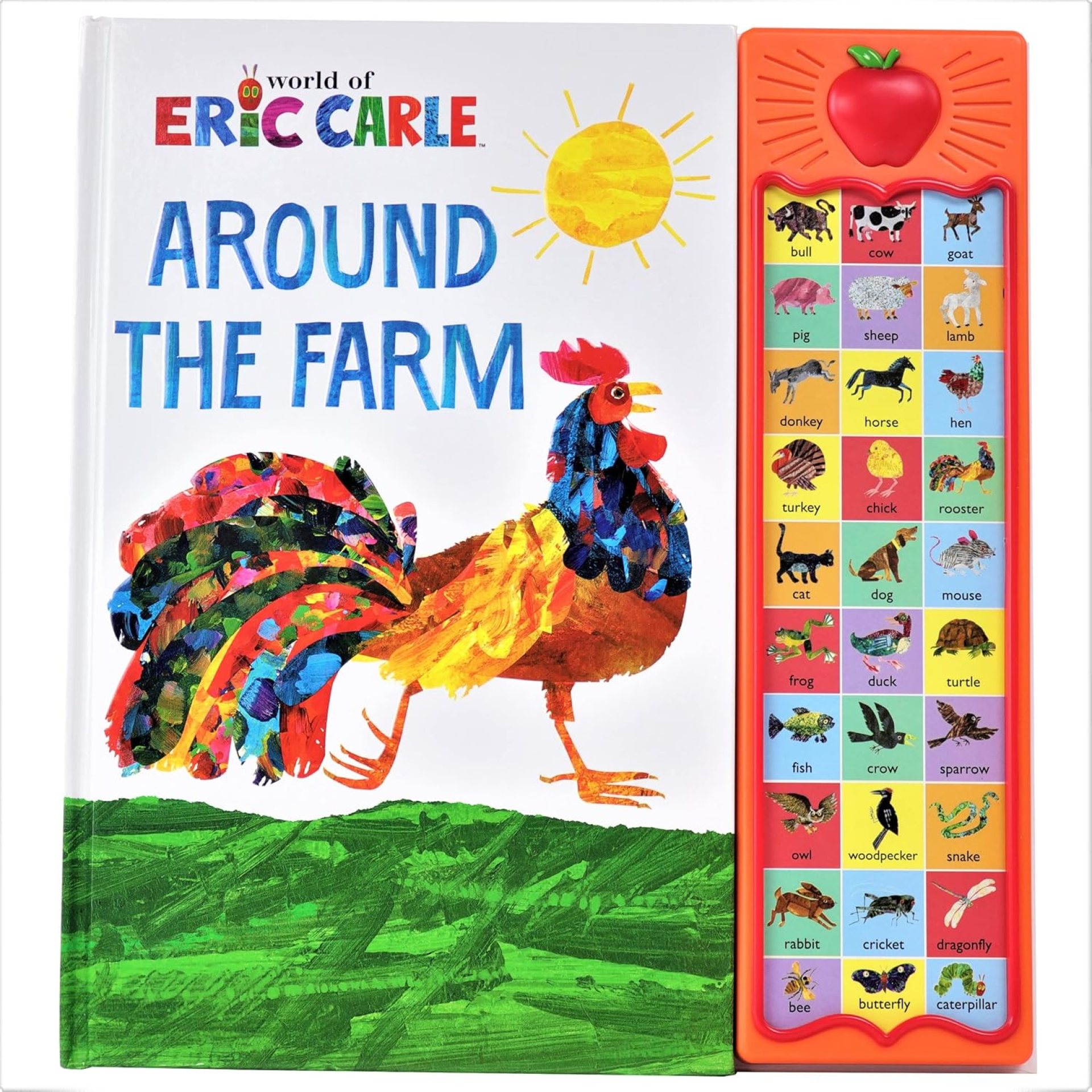World of Eric Carle, Around the Farm 30-Button Animal Sound Book – Great for First Words – PI Kids World of Eric Carle, Around the Farm 30-Button Animal Sound Book – Great for First Words – PI Kids