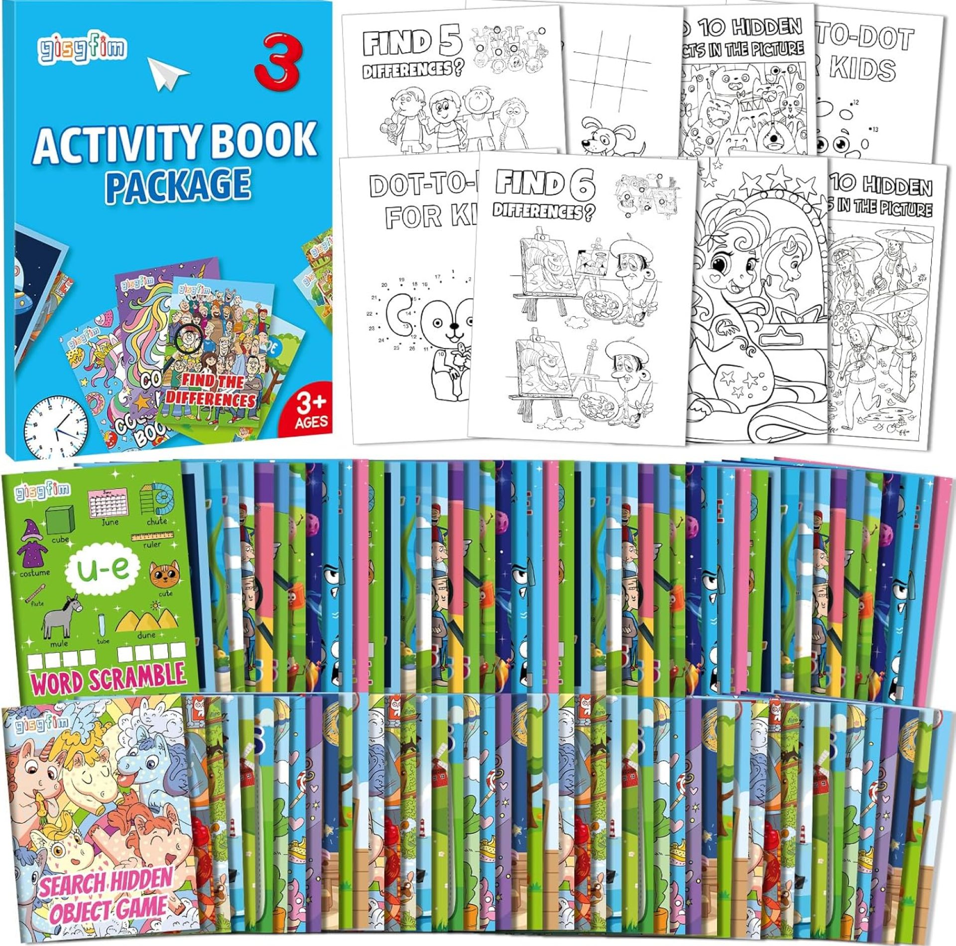 96 PCS Mini Activity Books for Kids Coloring Books Party Favors Bulk Ages 4-12 Challenging Game Include Mazes Dot to Dot Word Search Word Scramble Goodie Bags Stuffers Kids Classroom Activities 96 PCS Mini Activity Books for Kids Coloring Books Party Favors Bulk Ages 4-12 Challenging Game Include Mazes Dot to Dot Word Search Word Scramble Goodie Bags Stuffers Kids Classroom Activities