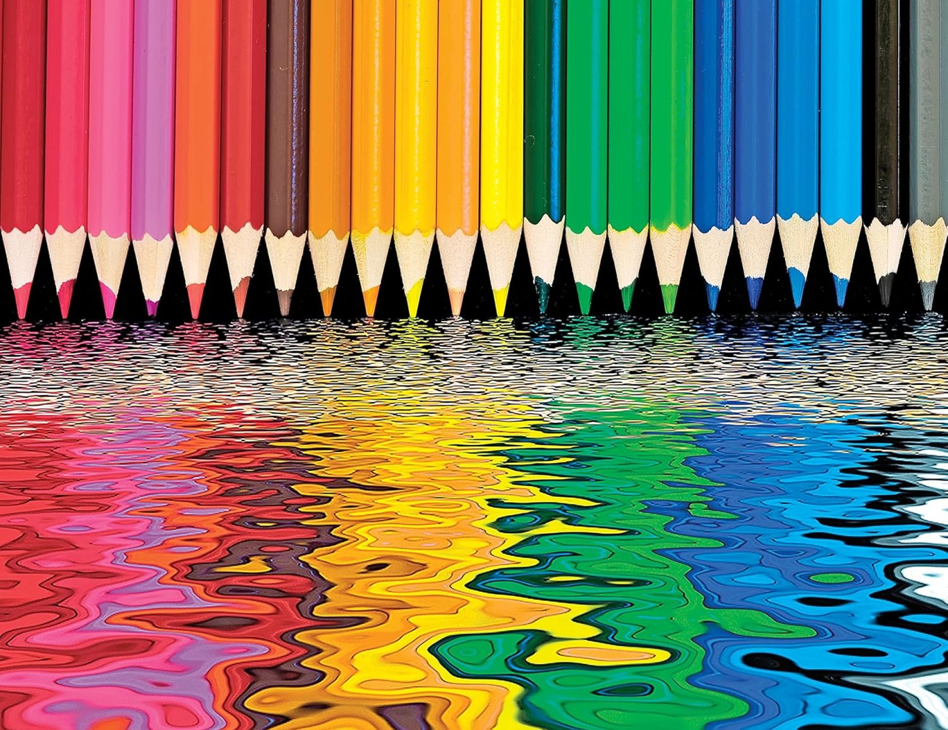 Springbok Pencil Pushers 500 piece Jigsaw Puzzle for Adults and Kids features a rainbow of colored pencils – Made in the USA with interlocking pieces that snap perfectly in place. Springbok Pencil Pushers 500 piece Jigsaw Puzzle for Adults and Kids features a rainbow of colored pencils – Made in the USA with interlocking pieces that snap perfectly in place.