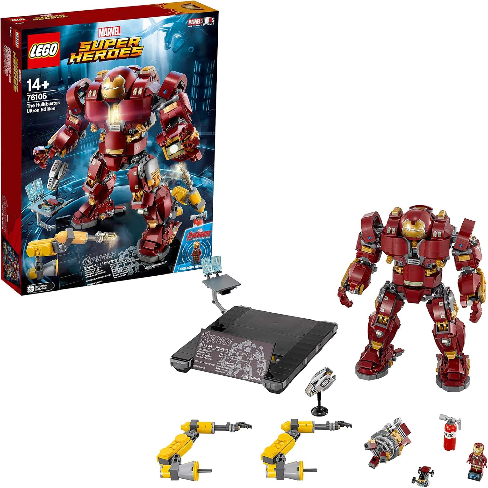LEGO Marvel Super Heroes Avengers: Infinity War The Hulkbuster: Ultron Edition 76105 Building Kit (1363 Pieces) LEGO Marvel Super Heroes Avengers: Infinity War The Hulkbuster: Ultron Edition 76105 Building Kit (1363 Pieces)