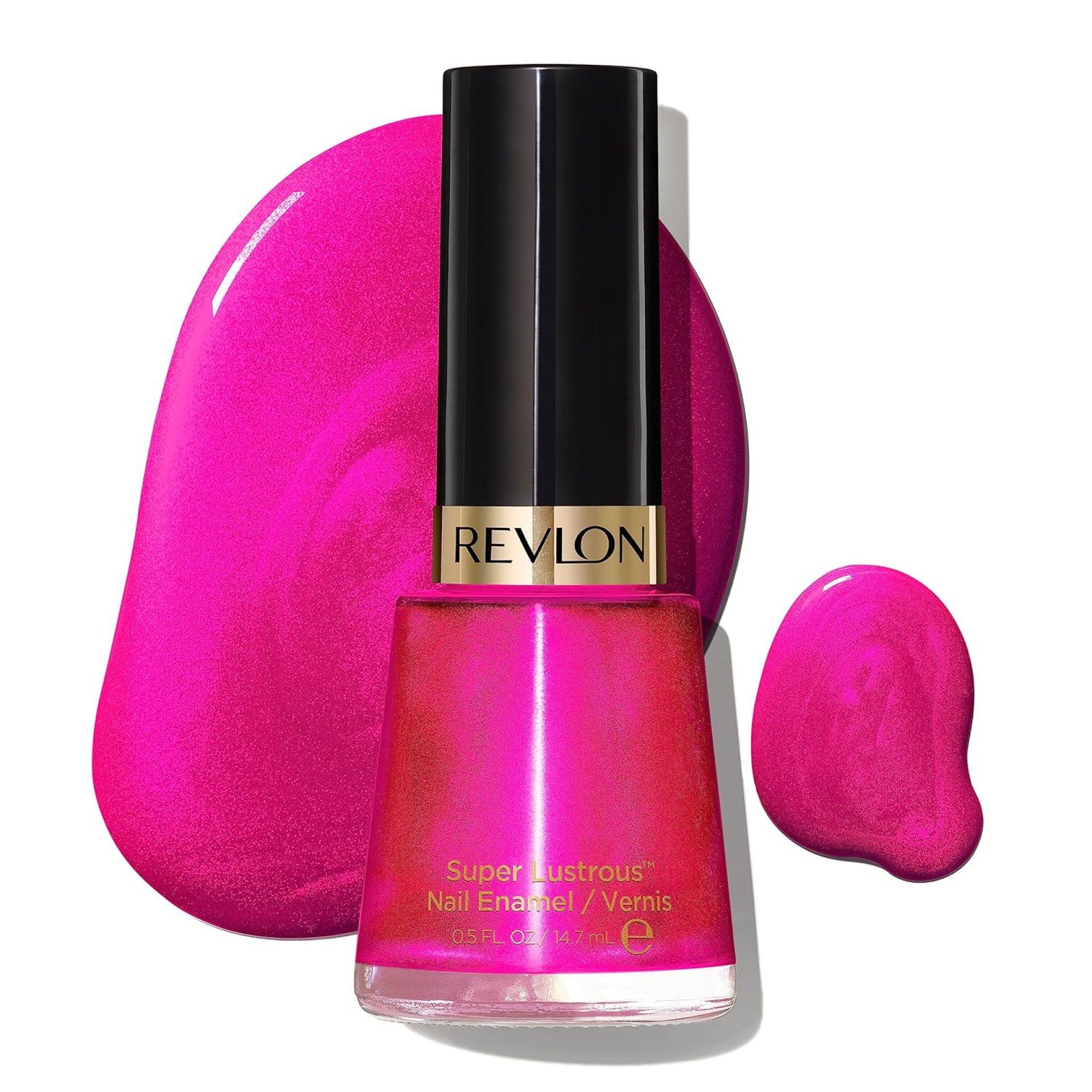 Revlon Super Lustrous Nail Polish, Chip-Resistant & Longwear Formula, High Shine Finish, 723 Electric, 0.5 fl oz Revlon Super Lustrous Nail Polish, Chip-Resistant & Longwear Formula, High Shine Finish, 723 Electric, 0.5 fl oz