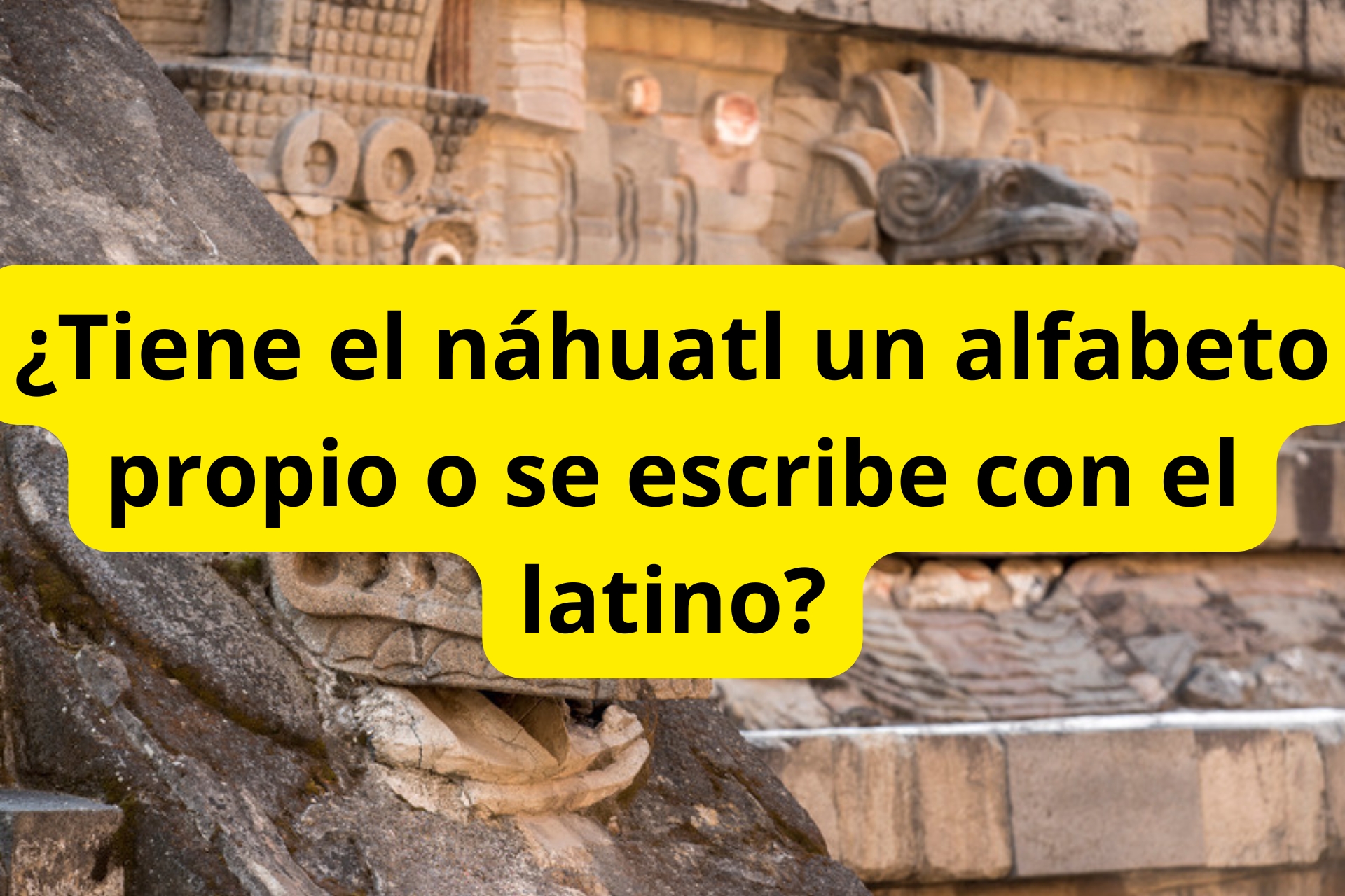 ¿Tiene el náhuatl un alfabeto propio o se escribe con el latino? ¿Tiene el náhuatl un alfabeto propio o se escribe con el latino?