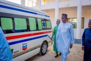 Chevron donates 2 ambulances to Yobe Govt. Chevron donates 2 ambulances to Yobe Govt.