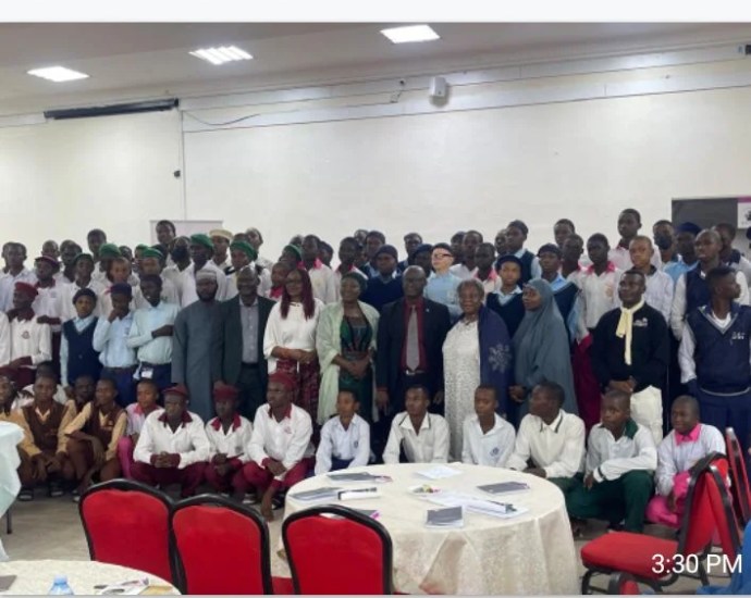 Cross section of stakeholders and students at the advocacy workshop on redefining masculinity: Boys as Champions of Change to End Gender-Based Violence (GBV) in Nigeria. Cross section of stakeholders and students at the advocacy workshop on redefining masculinity: Boys as Champions of Change to End Gender-Based Violence (GBV) in Nigeria.