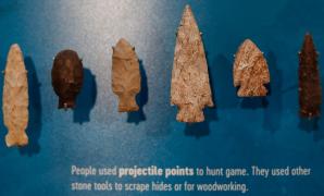 Native American projectile points and arrowheads exhibit Native American projectile points and arrowheads exhibit