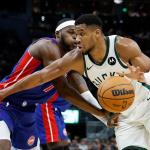 Giannis Antetokounmpo scores NBA season-high 59, rallies Bucks from 18-point deficit previous Pistons Giannis Antetokounmpo scores NBA season-high 59, rallies Bucks from 18-point deficit previous Pistons