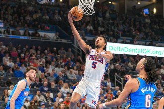 Quentin Grimes making a name for himself with the 76ers ... and perhaps beyond Quentin Grimes making a name for himself with the 76ers ... and perhaps beyond