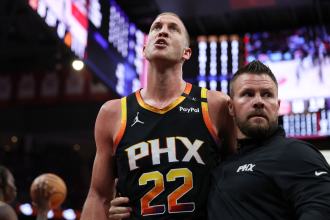 Suns' Mason Plumlee, Rockets' Steven Adams ejected after fight breaks out early in matchup in Houston Suns' Mason Plumlee, Rockets' Steven Adams ejected after fight breaks out early in matchup in Houston