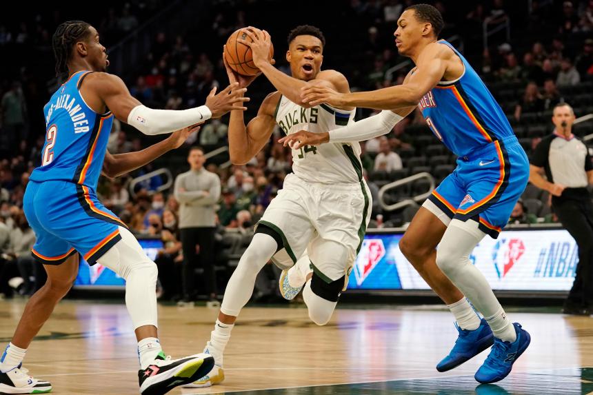 Bucks vs. Thunder NBA Cup score, live updates: Giannis Antetokounmpo, Shai Gilgeous-Alexander vie for NBA's midseason crown Bucks vs. Thunder NBA Cup score, live updates: Giannis Antetokounmpo, Shai Gilgeous-Alexander vie for NBA's midseason crown