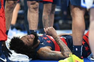 Wizards' Marvin Bagley leaves loss to Thunder early after gruesome knee injury Wizards' Marvin Bagley leaves loss to Thunder early after gruesome knee injury
