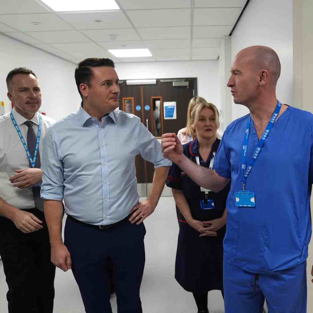 The June 2025 briefing to Wes Streeting (2nd left) was released under the Freedom of Information Act. Photograph: Martin Rickett/PA The June 2025 briefing to Wes Streeting (2nd left) was released under the Freedom of Information Act. Photograph: Martin Rickett/PA
