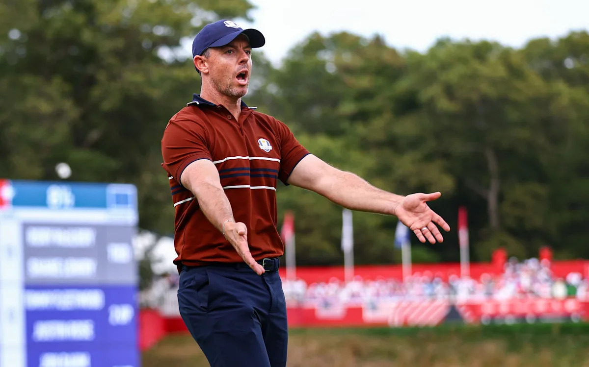 Ryder Cup MC steps down after engaging in expletive-laden chant aimed at Rory McIlroy Ryder Cup MC steps down after engaging in expletive-laden chant aimed at Rory McIlroy