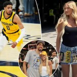 Tyrese Haliburton’s girlfriend stuns in custom Pacers ensemble for Game 3 win Tyrese Haliburton’s girlfriend stuns in custom Pacers ensemble for Game 3 win