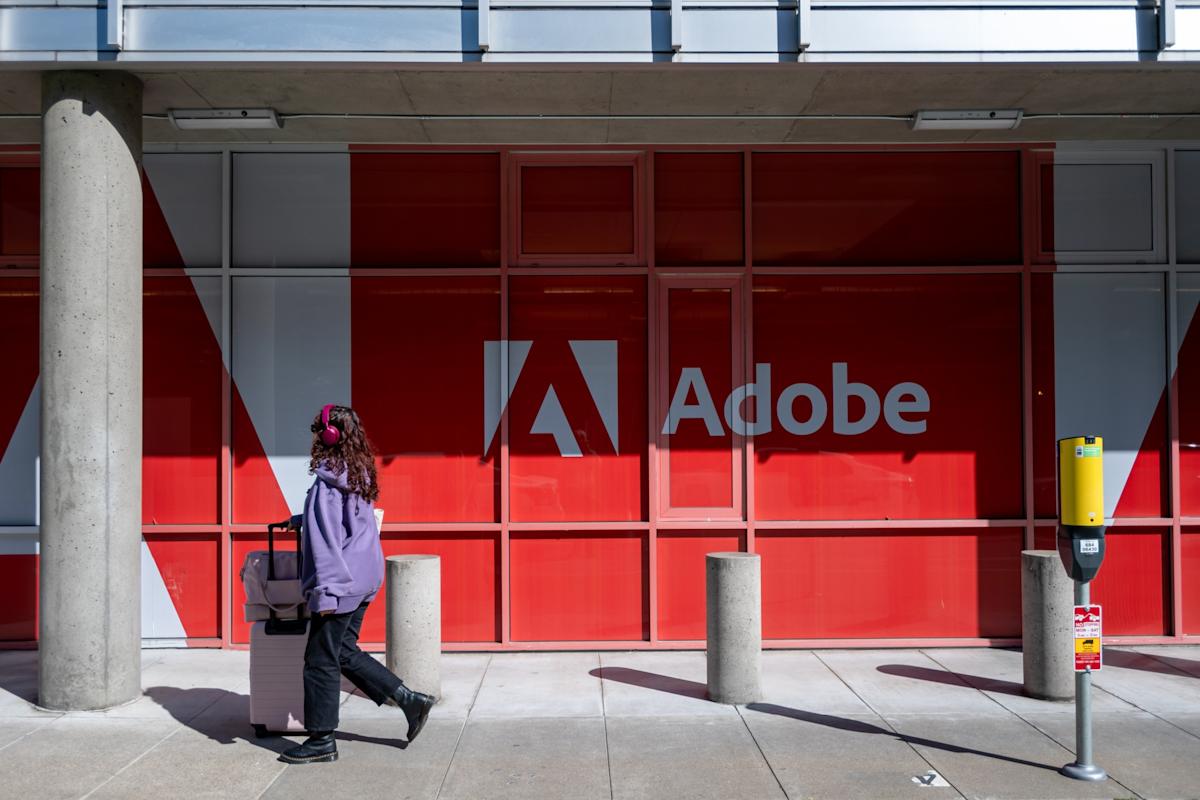 Adobe Results Risk Cementing AI Laggard Status as Stock Slides Adobe Results Risk Cementing AI Laggard Status as Stock Slides