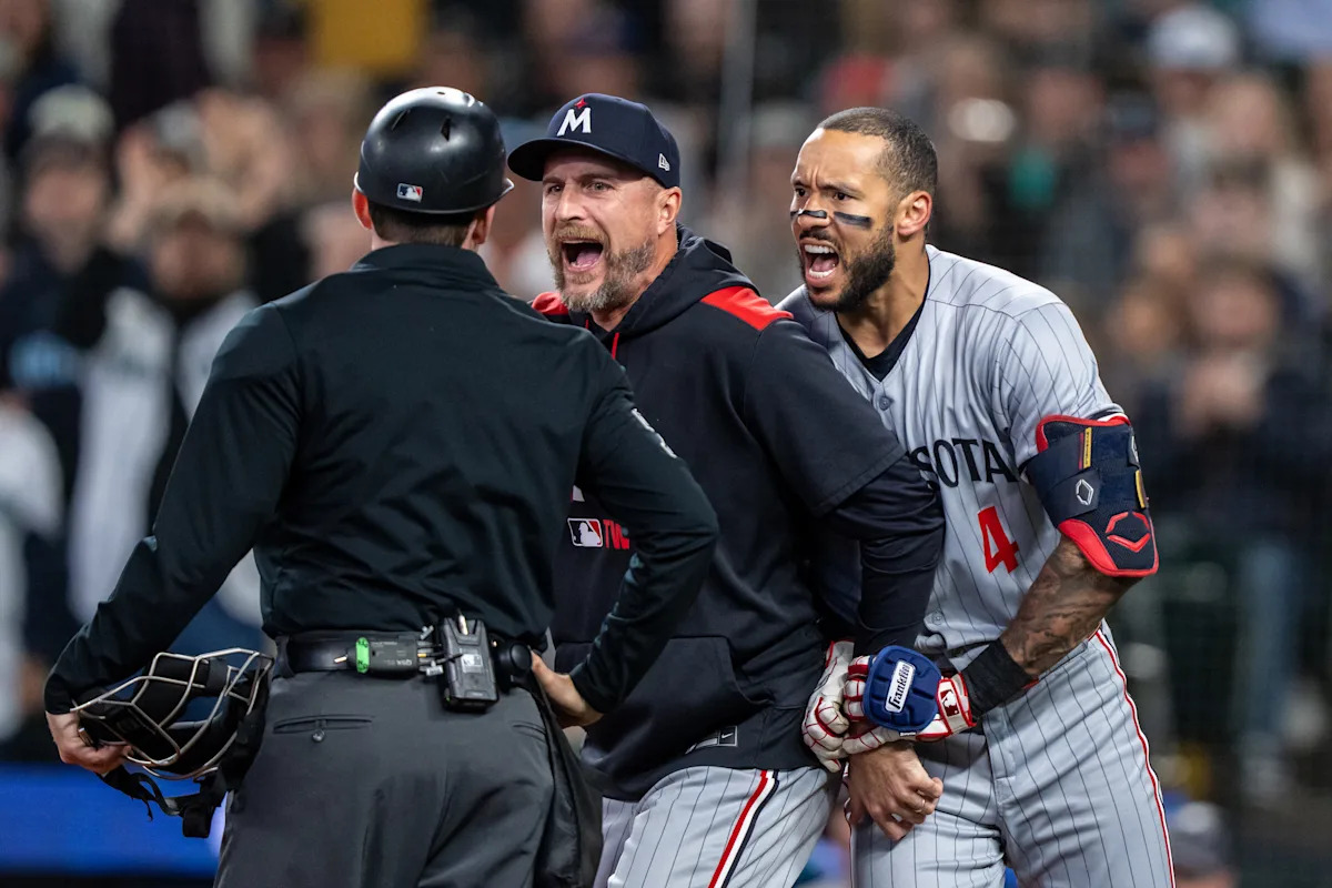 Twins shortstop Carlos Correa, manager Rocco Baldelli ejected in tense walk-off loss vs. Mariners Twins shortstop Carlos Correa, manager Rocco Baldelli ejected in tense walk-off loss vs. Mariners