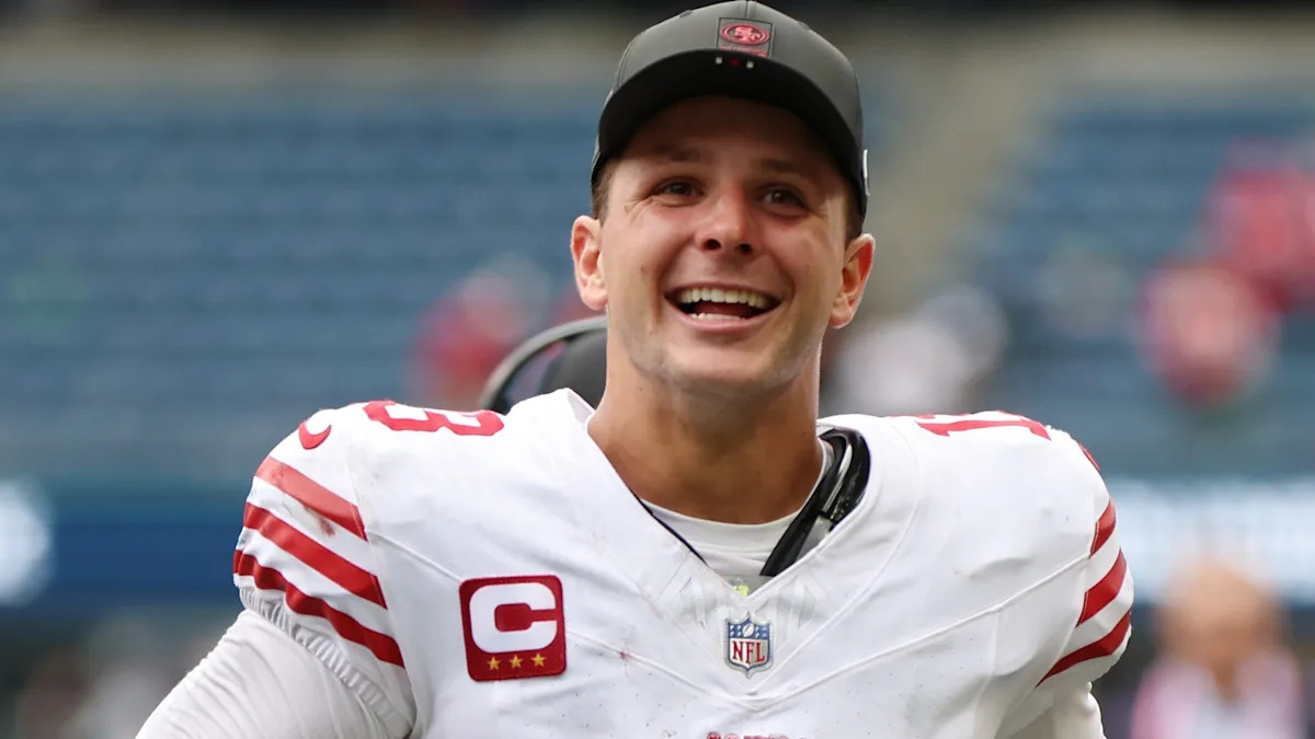 Brock Purdy has left shoulder and toe injuries Brock Purdy has left shoulder and toe injuries