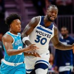 Randle scores 30 as Timberwolves beat Hornets 122-105 Randle scores 30 as Timberwolves beat Hornets 122-105