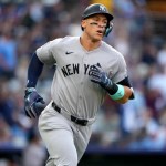 Aaron Judge blasts home run 469 feet, nearly out of Kauffman Stadium in matchup vs. Royals Aaron Judge blasts home run 469 feet, nearly out of Kauffman Stadium in matchup vs. Royals