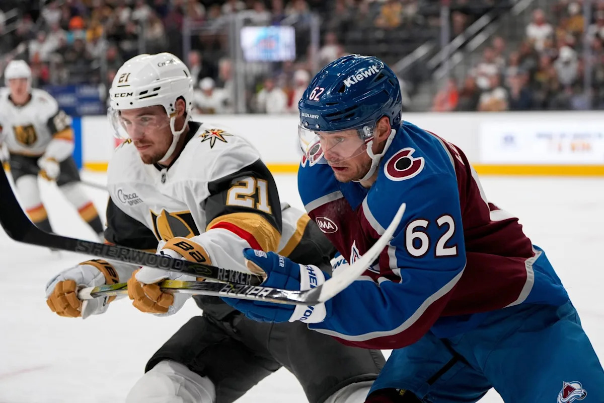 Martin Necas shines in Avalanche’s victory over the Golden Knights Martin Necas shines in Avalanche’s victory over the Golden Knights