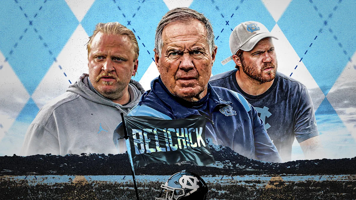 Bill Belichick’s college football invasion is nearly here, and it’s a family affair in Chapel Hill Bill Belichick’s college football invasion is nearly here, and it’s a family affair in Chapel Hill