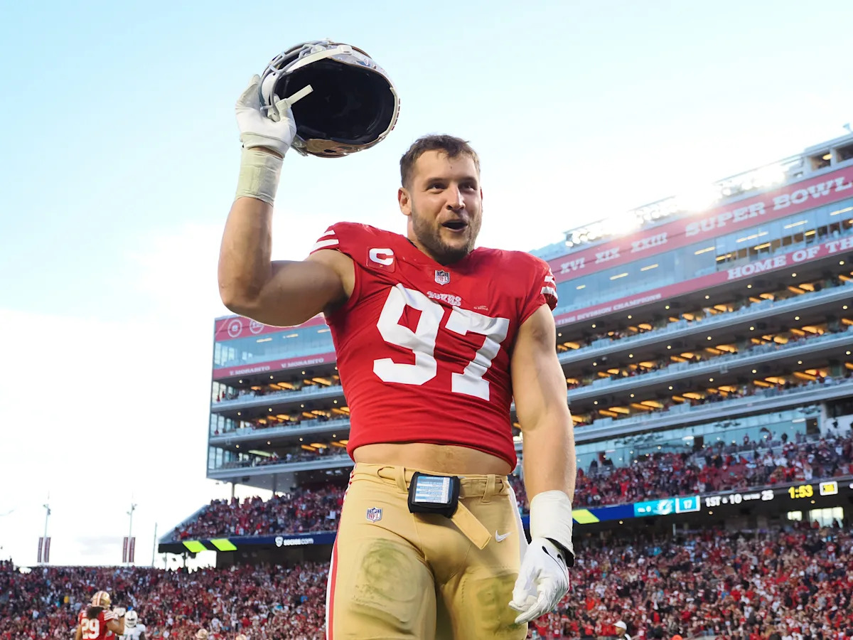 49ers DE Nick Bosa suffers injury early in Week 3 battle with Cardinals 49ers DE Nick Bosa suffers injury early in Week 3 battle with Cardinals