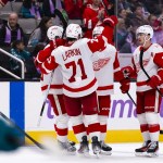 Red Wings Surrender Late Goal But Outlast Sharks In Shootout Red Wings Surrender Late Goal But Outlast Sharks In Shootout