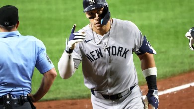 Aaron Judge becomes the 4th player in the history of the MLB to publish 4 seasons of 50 hours Aaron Judge becomes the 4th player in the history of the MLB to publish 4 seasons of 50 hours