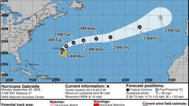 Gabrielle becomes a major hurricane. But Texas has two other tropical hot spots to watch Gabrielle becomes a major hurricane. But Texas has two other tropical hot spots to watch