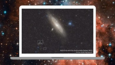 Watch live near-Earth asteroid Eros buzzing through the Andromeda Galaxy on November 30 (video) Watch live near-Earth asteroid Eros buzzing through the Andromeda Galaxy on November 30 (video)