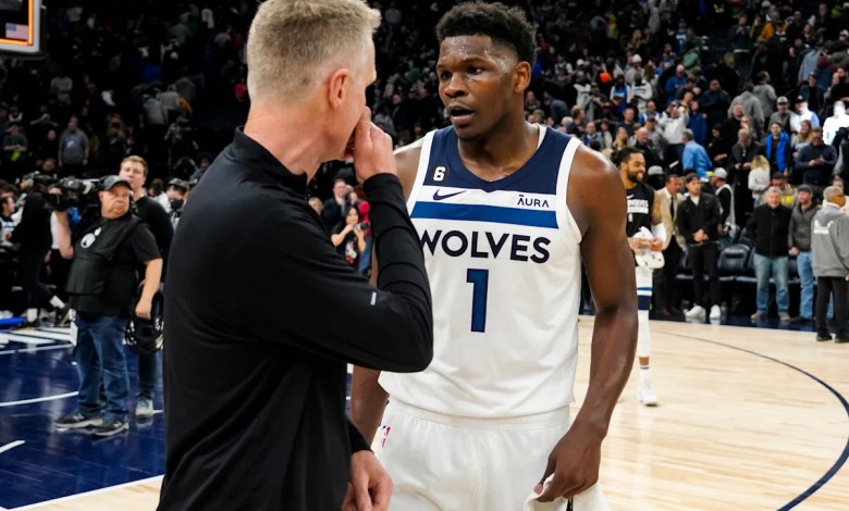 Anthony Edwards, Steve Kerr Recall training before the cog that motivated the star of Timberwolves: “ If we had the first choice, we did not take you ” ‘ Anthony Edwards, Steve Kerr Recall training before the cog that motivated the star of Timberwolves: “ If we had the first choice, we did not take you ” ‘