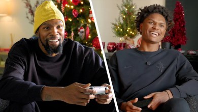 Kevin Durant and Amen Thompson face off in NBA 2K26 Kevin Durant and Amen Thompson face off in NBA 2K26