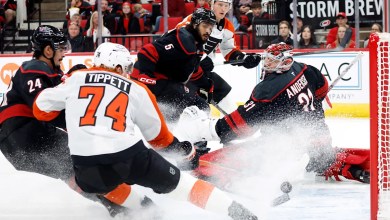 Jarvis scores winner late in overtime as Hurricanes top Flyers 4-3 Jarvis scores winner late in overtime as Hurricanes top Flyers 4-3