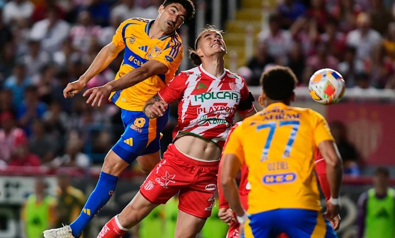 Necaxa and Tigres are fighting in a goalless draw in the first stage of the series in the quarter -final. Necaxa and Tigres are fighting in a goalless draw in the first stage of the series in the quarter -final.