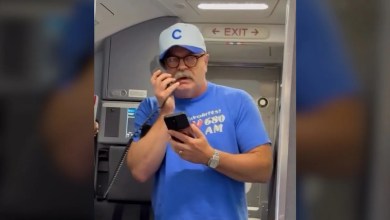 Nick Offerman pranks ‘Parks and Recreation’ co-star Jim O’Heir on flight to Indianapolis Nick Offerman pranks ‘Parks and Recreation’ co-star Jim O’Heir on flight to Indianapolis