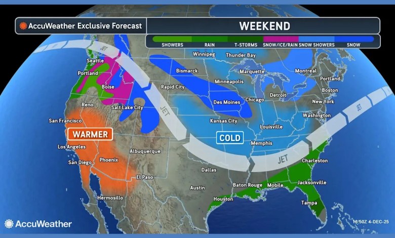 Triple polar vortex drops temperatures in central and eastern US as first Arctic cold blast arrives Triple polar vortex drops temperatures in central and eastern US as first Arctic cold blast arrives