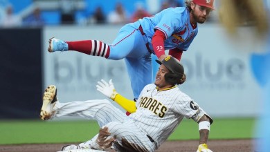 Brendan Donovan outside the programming of cardinals against cubs with obstacle to the groin Brendan Donovan outside the programming of cardinals against cubs with obstacle to the groin