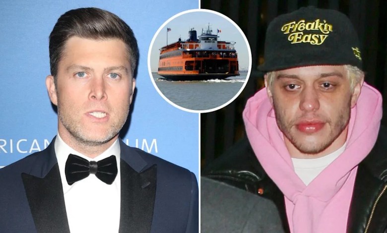 Colin Jost and Pete Davidson’s Staten Island Ferry Piles Thousands As It Is Abandoned At Dock Colin Jost and Pete Davidson’s Staten Island Ferry Piles Thousands As It Is Abandoned At Dock