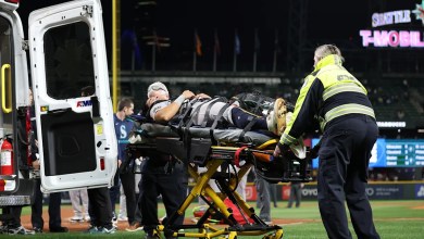 Oswaldo Cabre will Yankees took the ground by ambulance after a brutal ankle injury, placed on the injured list Oswaldo Cabre will Yankees took the ground by ambulance after a brutal ankle injury, placed on the injured list