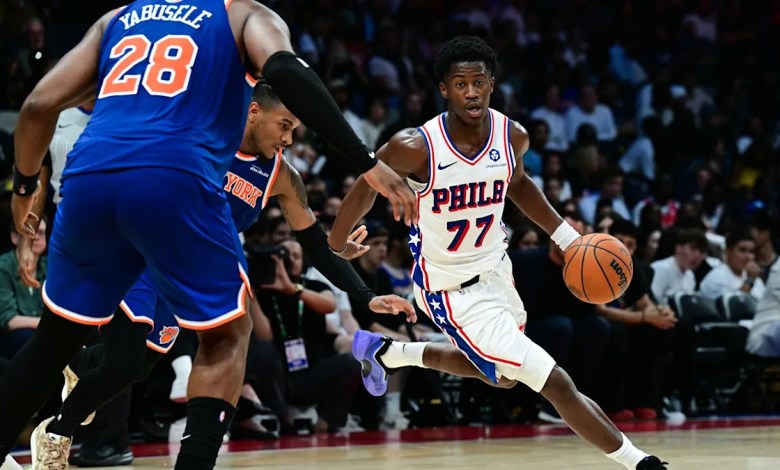 3 observations after the beginnings of Maxey-Edgecombe in the rear area in the loss of pre-season against Knicks 3 observations after the beginnings of Maxey-Edgecombe in the rear area in the loss of pre-season against Knicks