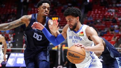 Ajay Mitchell may soon be a graduate of the summer league after dominating the grizzly Ajay Mitchell may soon be a graduate of the summer league after dominating the grizzly