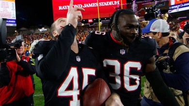 What is the Panthers’ updated playoff probability after the Buccaneers’ loss to the Falcons? What is the Panthers’ updated playoff probability after the Buccaneers’ loss to the Falcons?