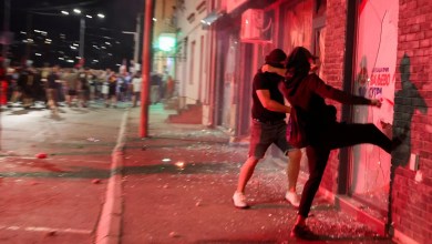 Serbia party offices set fire to demonstrations Serbia party offices set fire to demonstrations