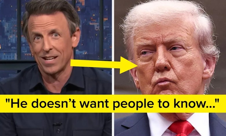 Seth Meyers spotted what Trump “does not want people to know” “all this saga of Epstein Seth Meyers spotted what Trump “does not want people to know” “all this saga of Epstein