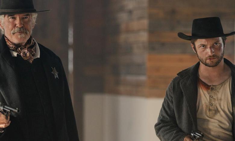 Samuel L. Jackson, Pierce Brosnan Western ‘The Unholy Trinity’ Gallops in the United Kingdom via the signature Samuel L. Jackson, Pierce Brosnan Western ‘The Unholy Trinity’ Gallops in the United Kingdom via the signature