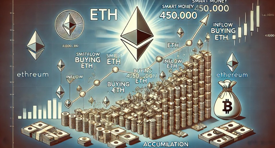 Ethereum Accumulation Accelerates – Smart Money Snaps Up 450K ETH Ethereum Accumulation Accelerates – Smart Money Snaps Up 450K ETH