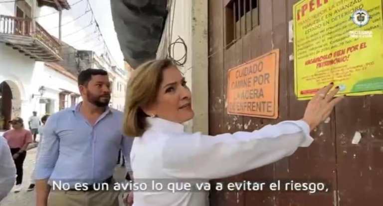 Triste y vergonzoso el abandono del Centro de Cartagena: Procuradora Triste y vergonzoso el abandono del Centro de Cartagena: Procuradora