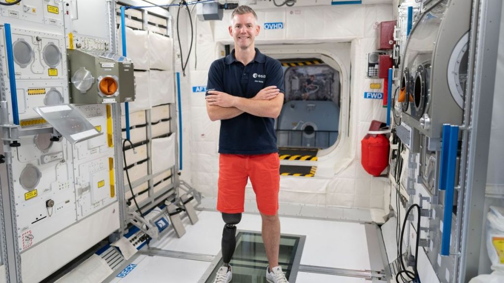 Paralympian John McFall could become 1st astronaut with a disability on ISS Paralympian John McFall could become 1st astronaut with a disability on ISS