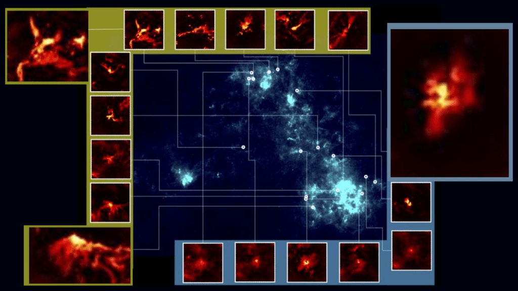 Some baby stars in ancient stellar nurseries were born in ‘fluffy’ cosmic blankets Some baby stars in ancient stellar nurseries were born in ‘fluffy’ cosmic blankets